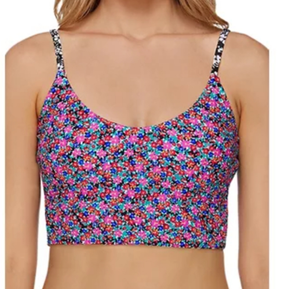Raisins Reversible Floral Bikini Top